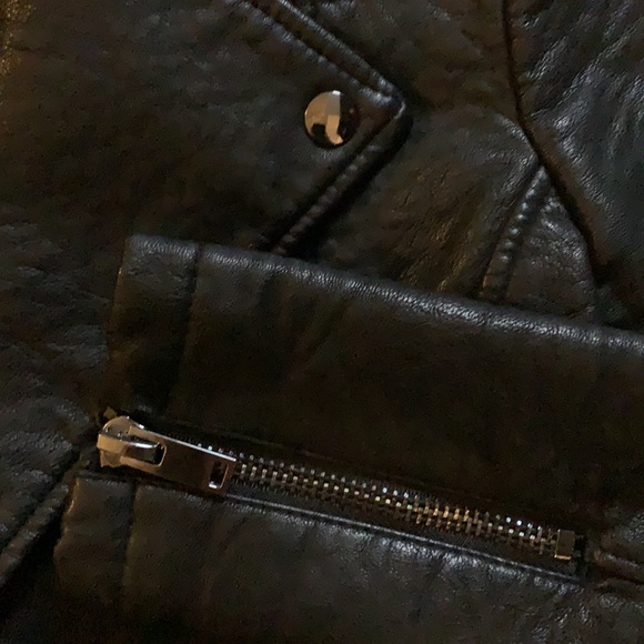 Forever 21 Faux Pebbled Leather Jacket - Picture 4 of 5